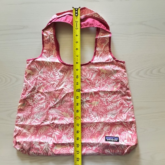 New Patagonia Shopper Tote Bag Upcycled Packable Foldable with Tags - Picture 3 of 6